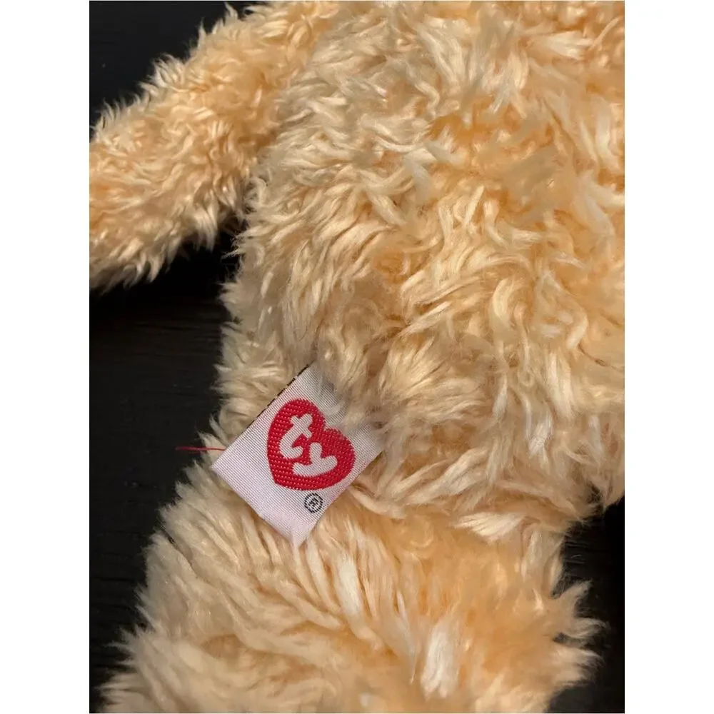 NWT Vintage Ty Beanie Babies Beanie Buddy Shagginton Bear Stuffed Animal